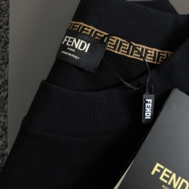 F**di Spring and Summer Black Letter Deconstruction Printed T-shirt