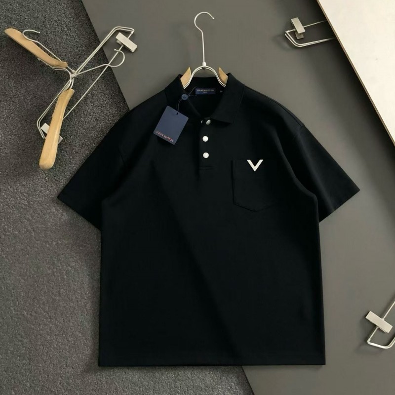 L0*is V*t0n new imported polo T-shirt with metal pocket inserts