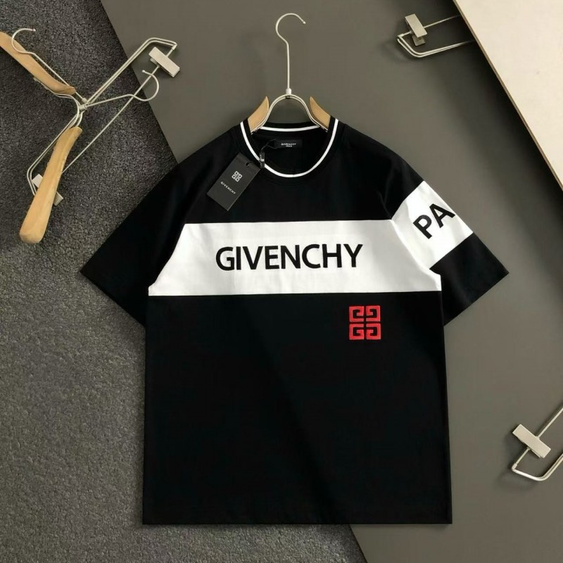 Givenchy Spring and Summer Latest Classic Splicing Embroidery T-shirt
