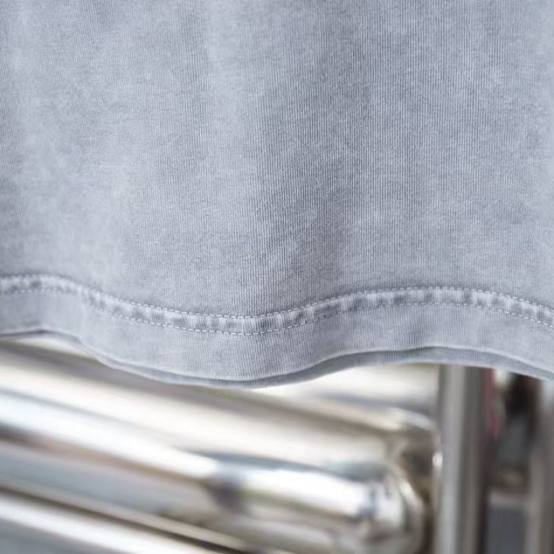 Ba*len*cia*ga SpringSummer New Joint Lettering Distressed Graffiti Printed T-shirt