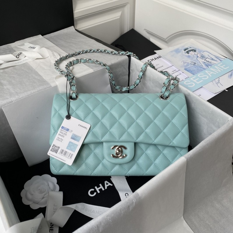 Ch*el Classic Flap Bag A01113, Top Quality, Medium Size: 23cm