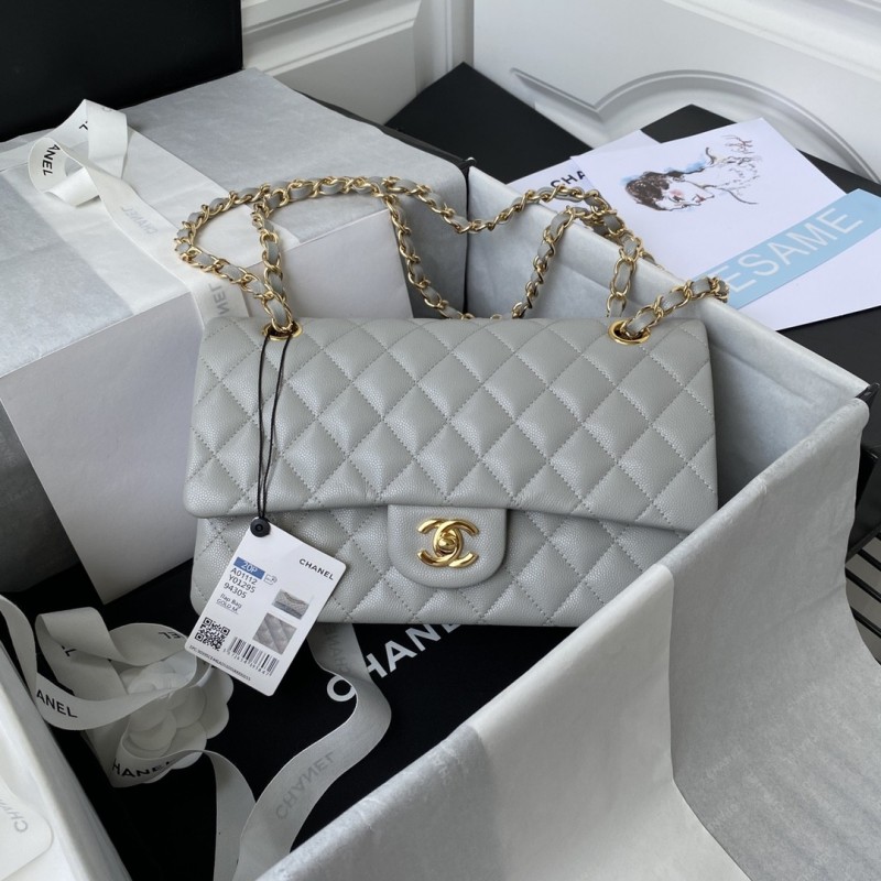 Ch*el Classic Flap Bag A01113, Top Quality, Medium Size: 23cm