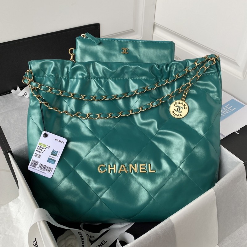 ​Ch*el 2022S Hot 22 Bag Shopping Bag AS3261, Top Quality! Size:39*42*8cm