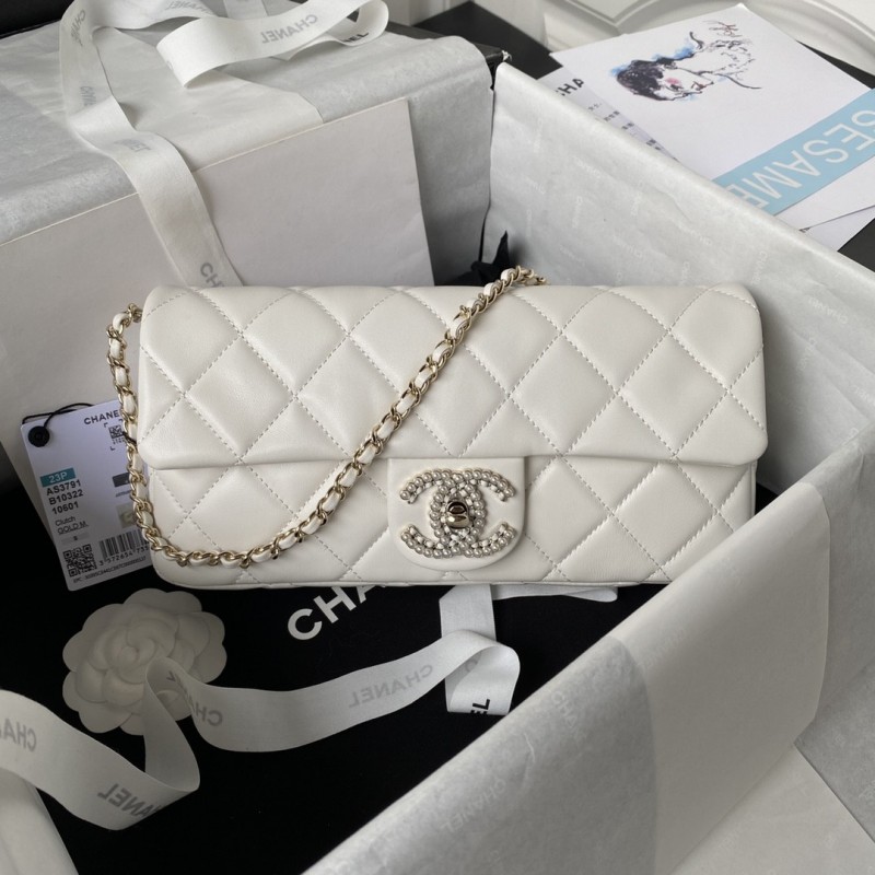 Ch*el 23A Hot Selling Pearl Stick Bag AS3791, Top Quality  Size: 11.5 * 26 * 4cm