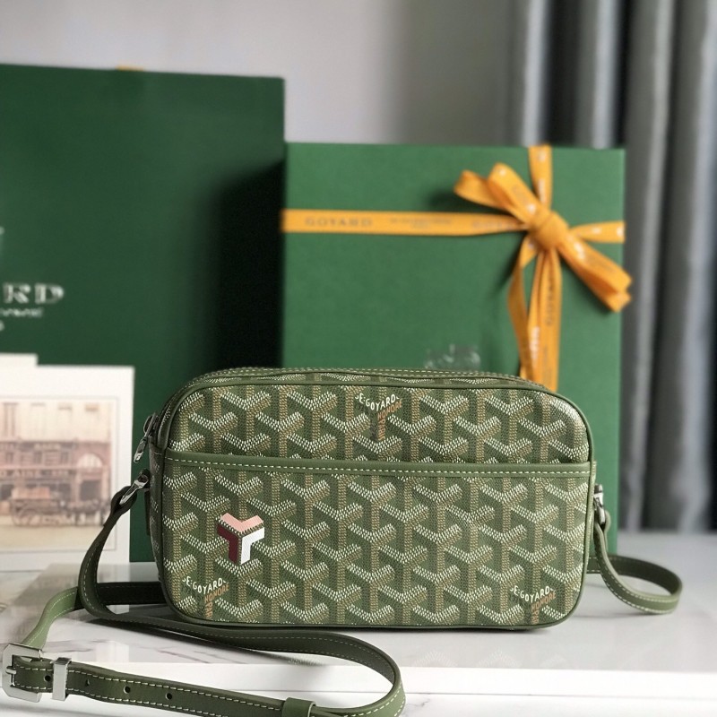 Go*ard 2023 brand new Khaki Green Cap-Vert camera bag Size: 22 * 13 * 6.5cm
