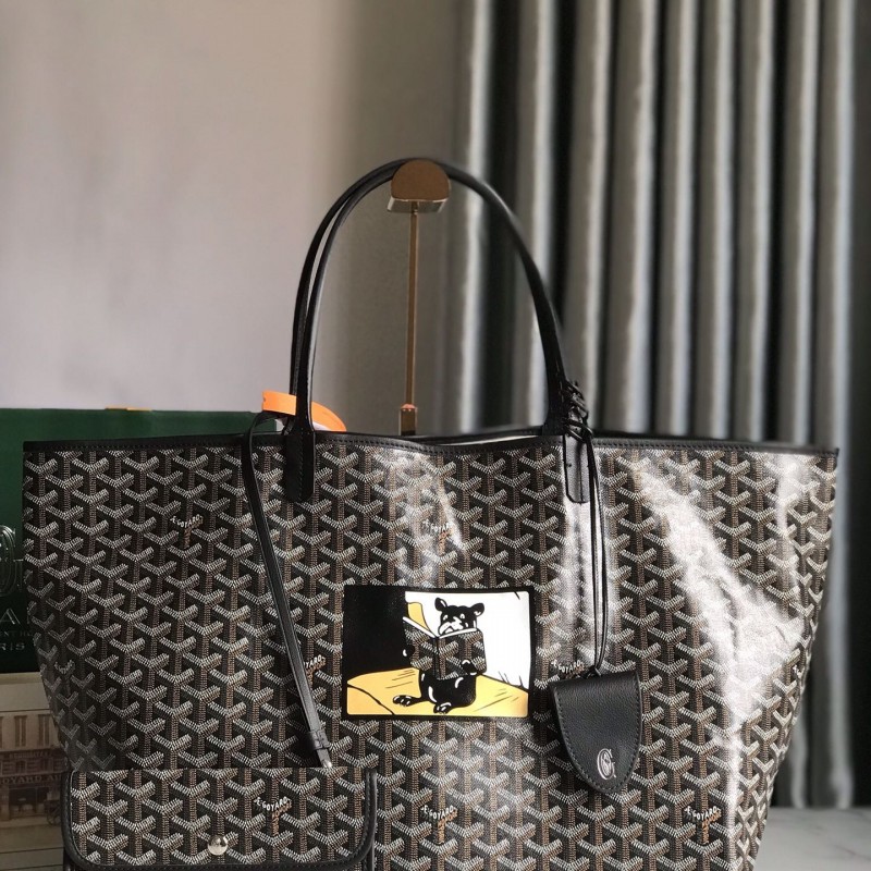 Go*ard Saint L0*is GM special painted Dou style shopping bag