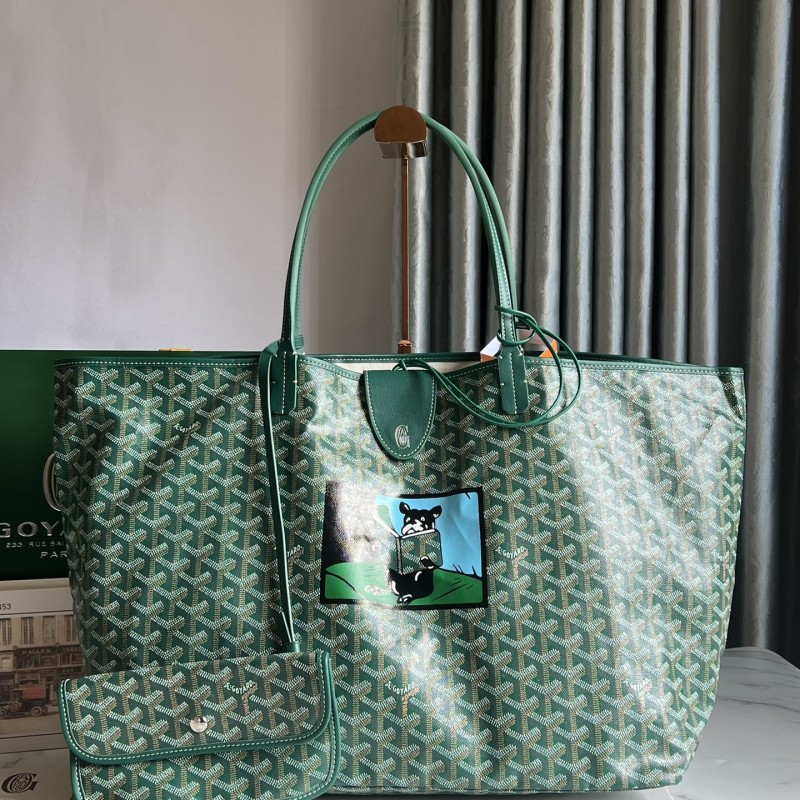 Go*ard Saint L0*is GM special painted Dou style shopping bag