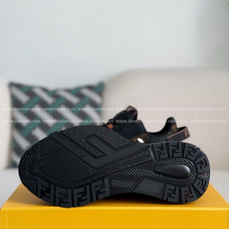 F**di leather casual low-top shoes