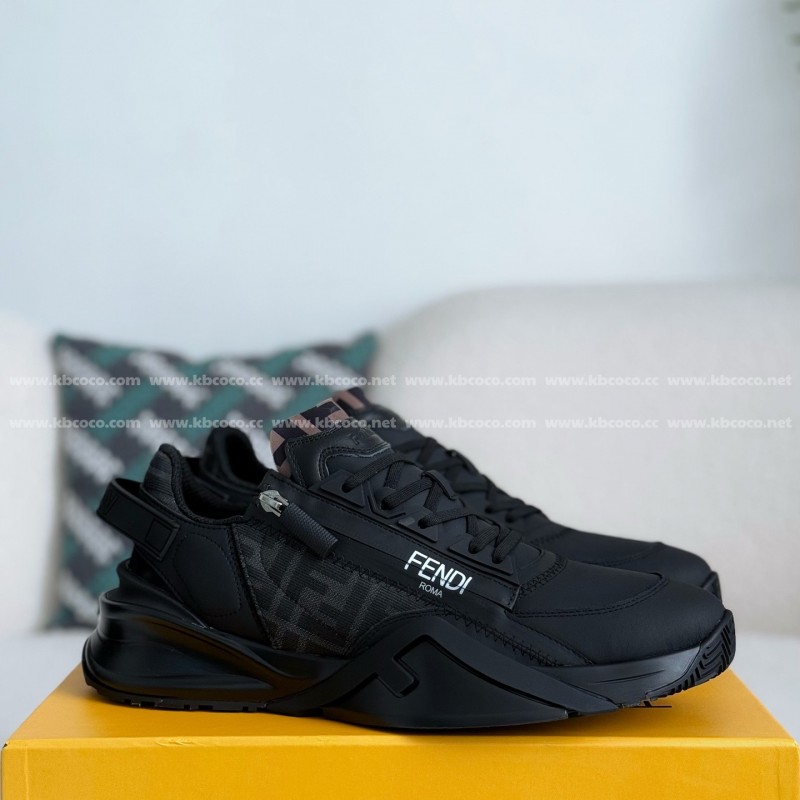 F**di leather casual low-top shoes