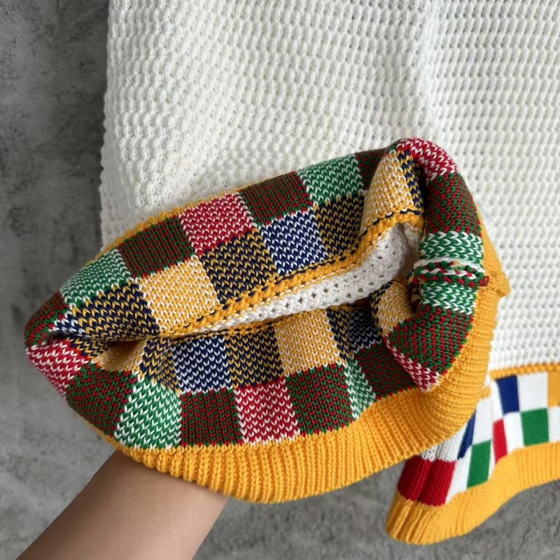 Casablanca cotton high density knit, woven shorts