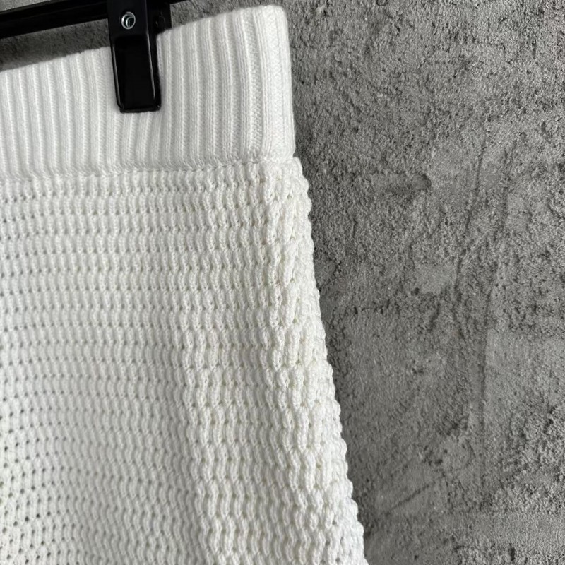 Casablanca cotton high density knit, woven shorts