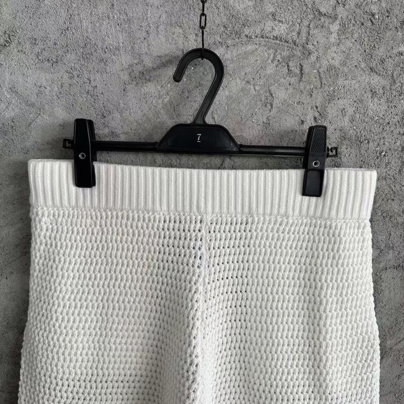 Casablanca cotton high density knit, woven shorts