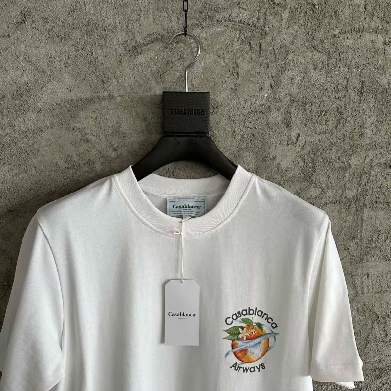 CASABLANCA Spring and Summer Tomato Graphic Print T-shirt