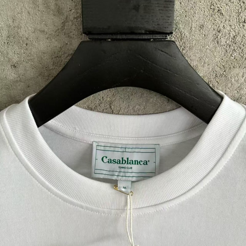 CASABLANCA SpringSummer Orange Graphic Print T-Shirt