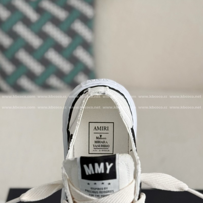 Ma*s*n mihara yasuhiro x  amiri skel- top low canvas shoes