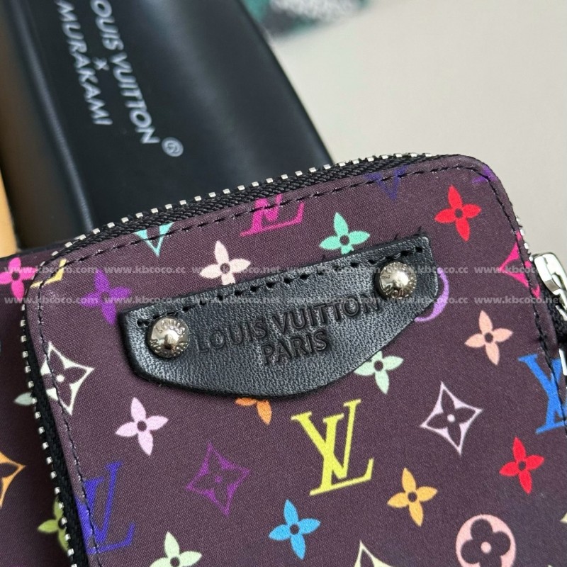 L0*is V*t0n x MURAKAMI Leather Flip Flops