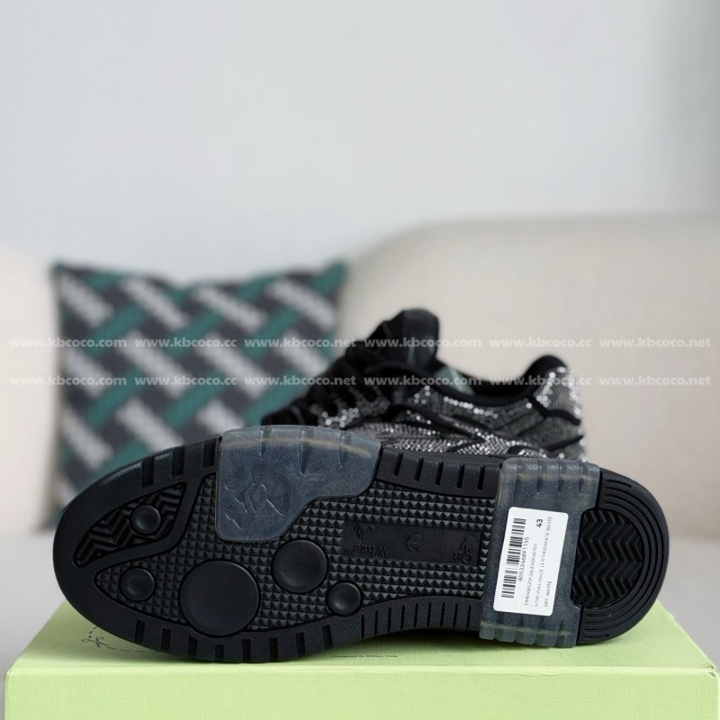 OFF-WHITE  LEATHER SNEAKERS