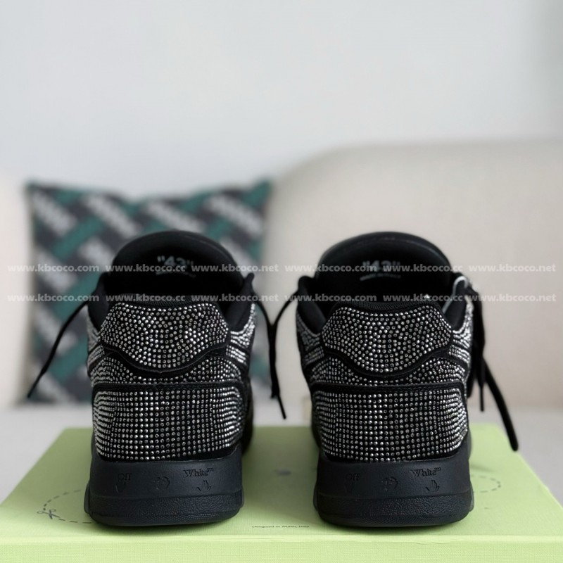 OFF-WHITE  LEATHER SNEAKERS