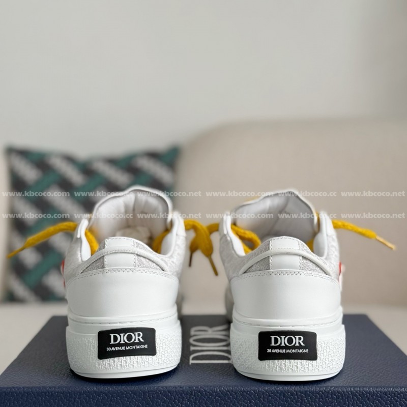 D*0r B33 Leather Sneakers