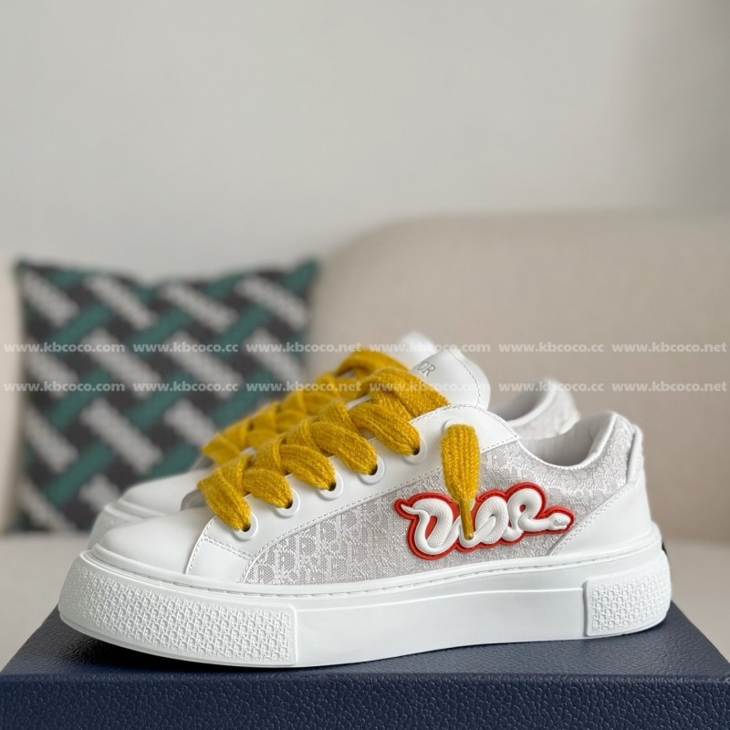 D*0r B33 Leather Sneakers