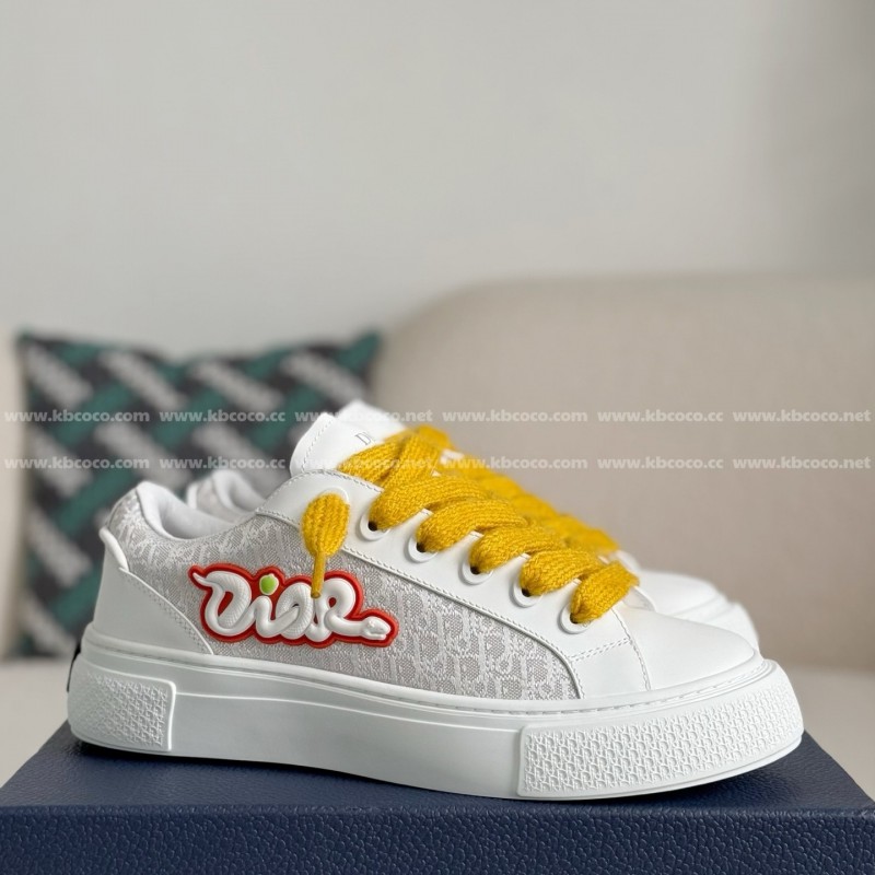 D*0r B33 Leather Sneakers