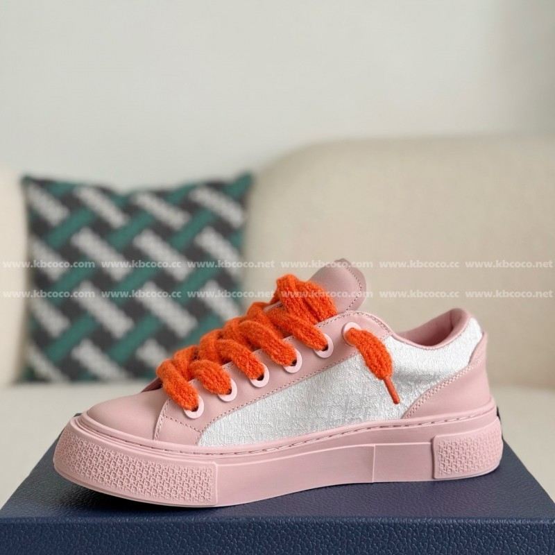 D*0r B33 Leather Sneakers