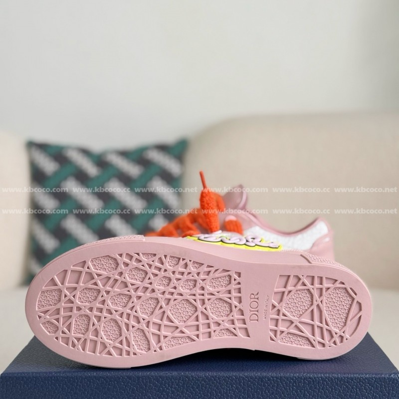 D*0r B33 Leather Sneakers