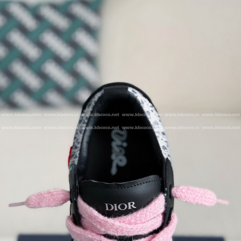 D*0r B33 Leather Sneakers