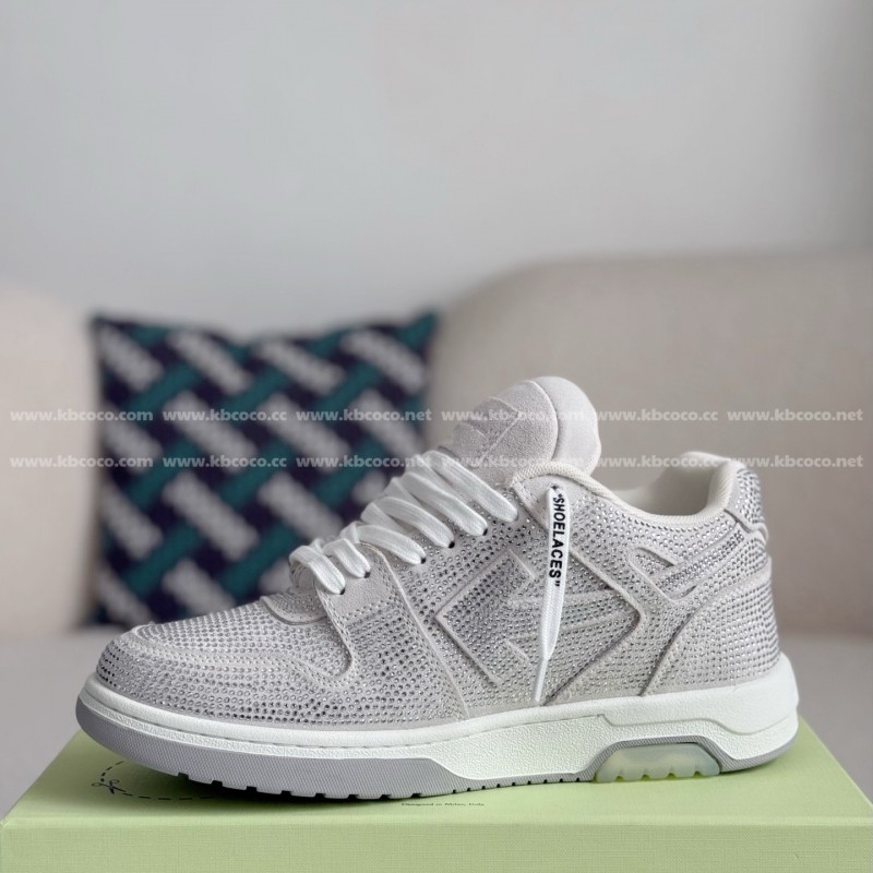 OFF-WHITE  LEATHER SNEAKERS