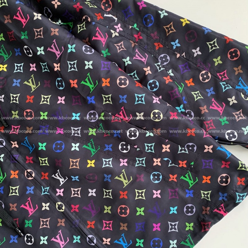 L0*is V*t0n Full Logo Print Jackets