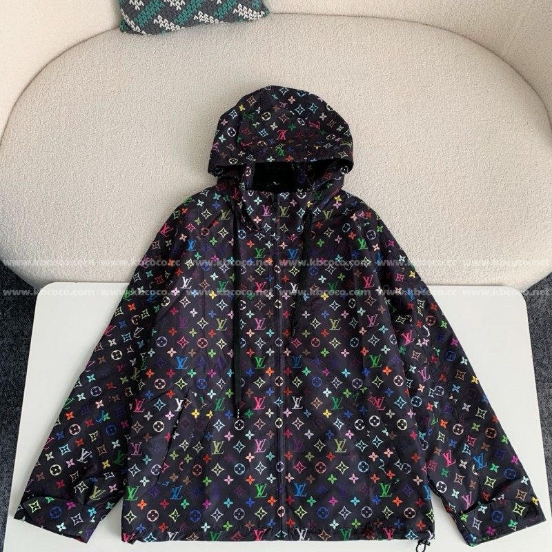 L0*is V*t0n Full Logo Print Jackets