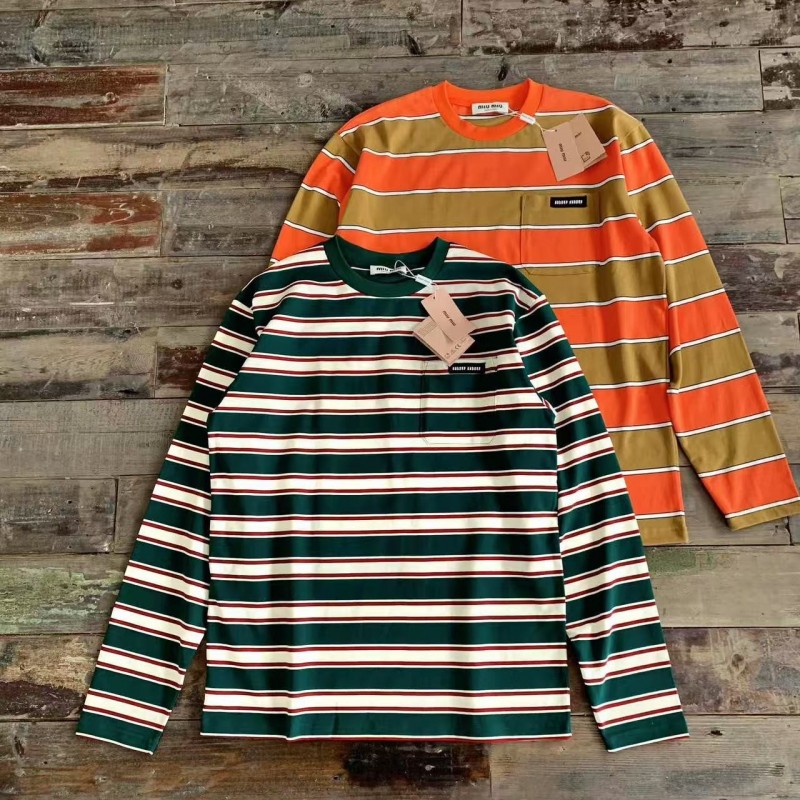 M*um*u Pocket Stripe Long Sleeve