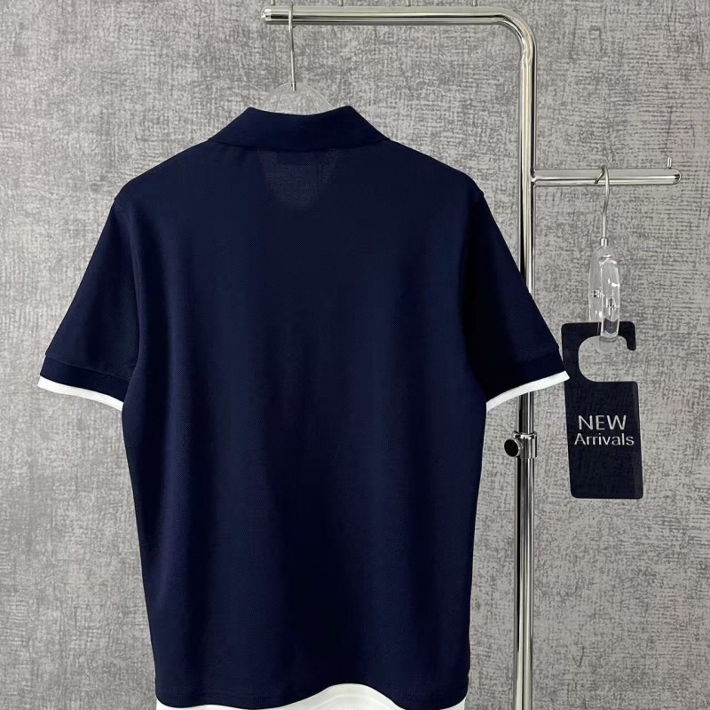 M*um*u micro logo letter contrast color polo shirt