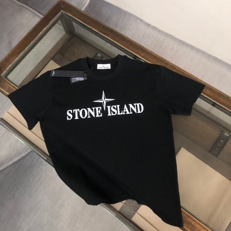 STONE ISLAND printed plug-in T-shirt