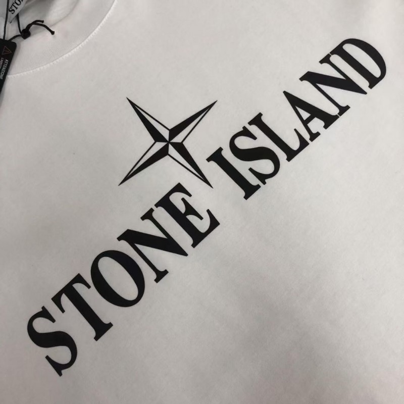 STONE ISLAND printed plug-in T-shirt