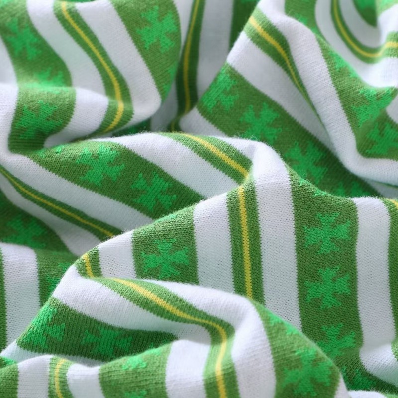 Ch**me He**ts striped logo print crew neck short sleeves