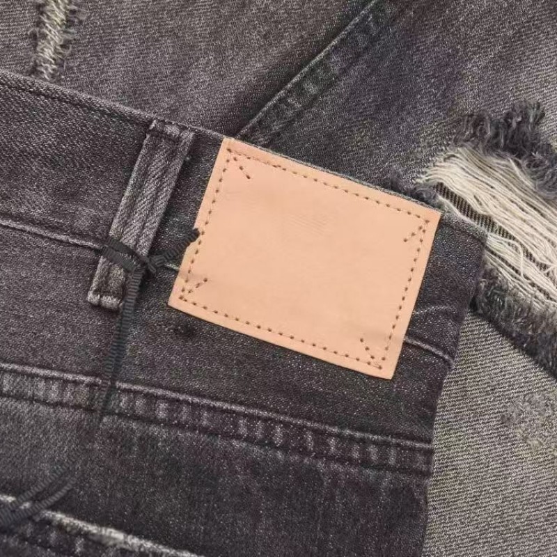 Ce**e black washed jeans with holes