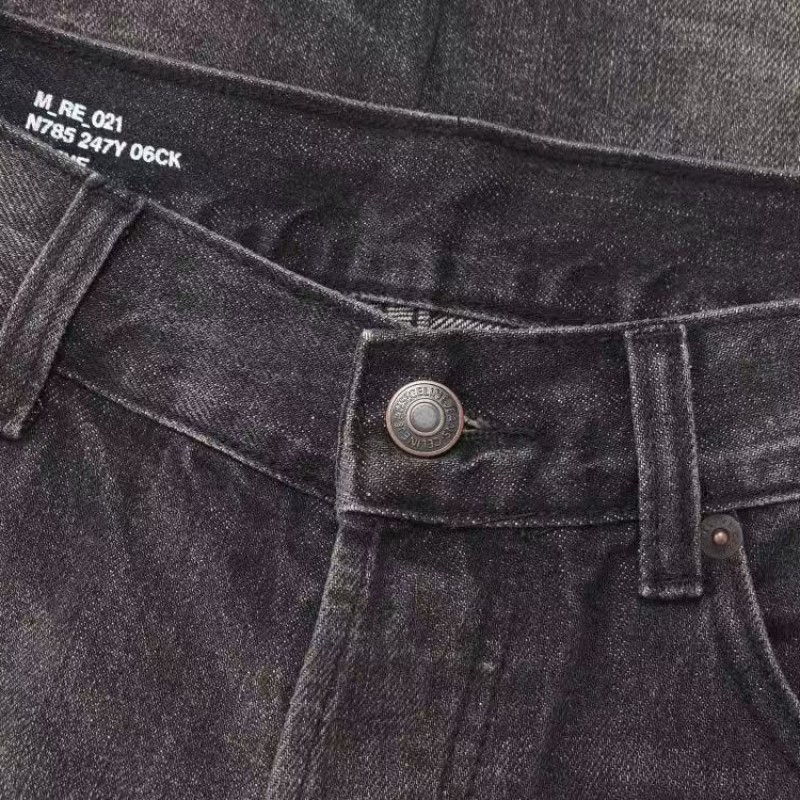 Ce**e black washed jeans with holes