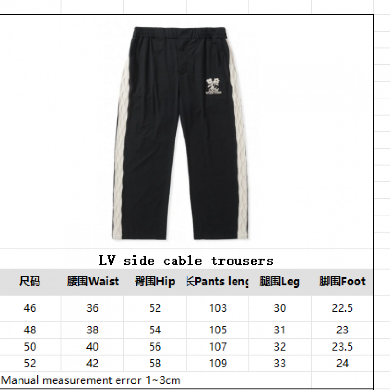 LV side cable trousers