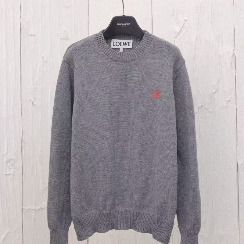 L0ew* 24ss embroidered sweater