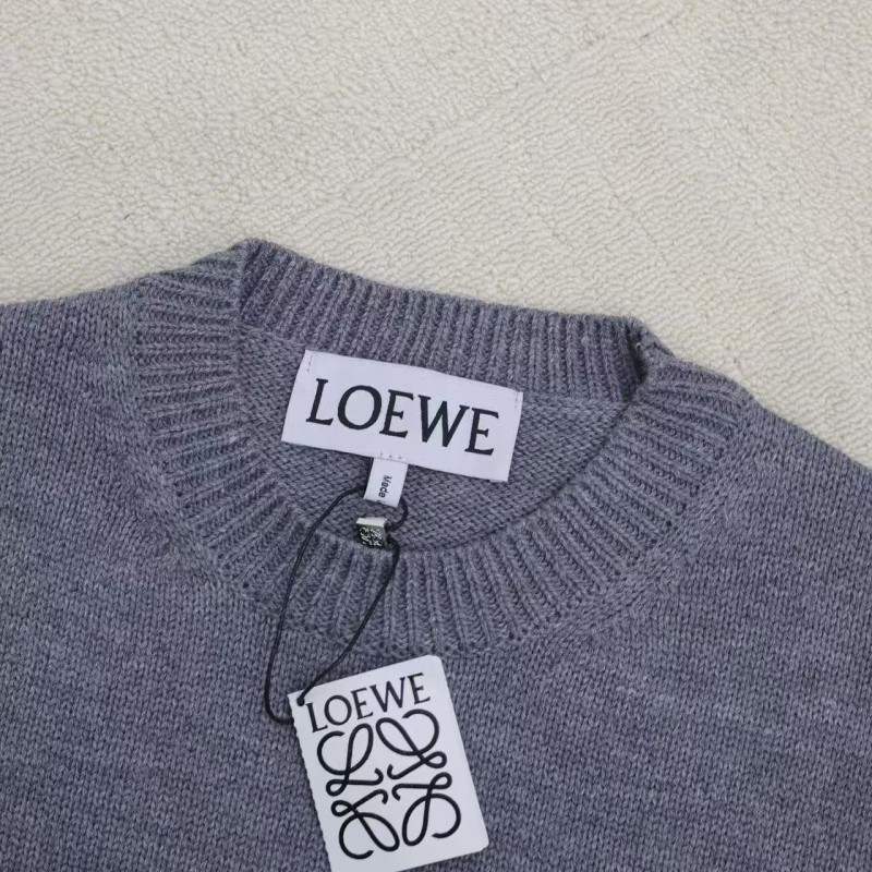 L0ew* 24ss embroidered sweater