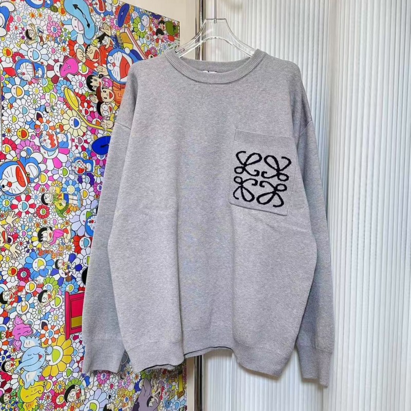 L0ew* Big Pocket Sweater