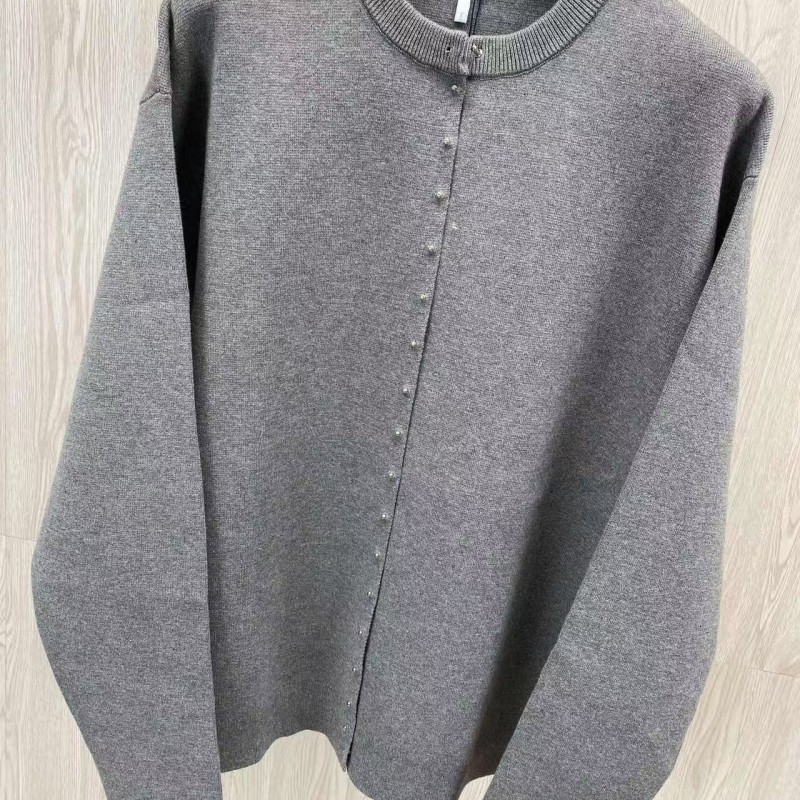 L0ew* Rivet Cardigan Sweater