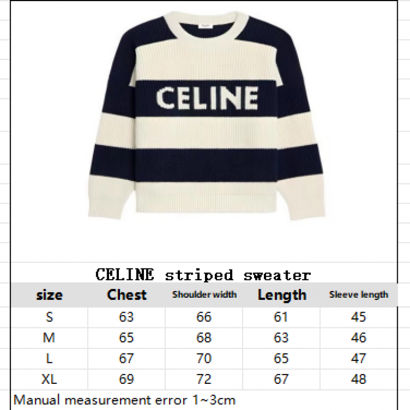 Ce**e striped sweater