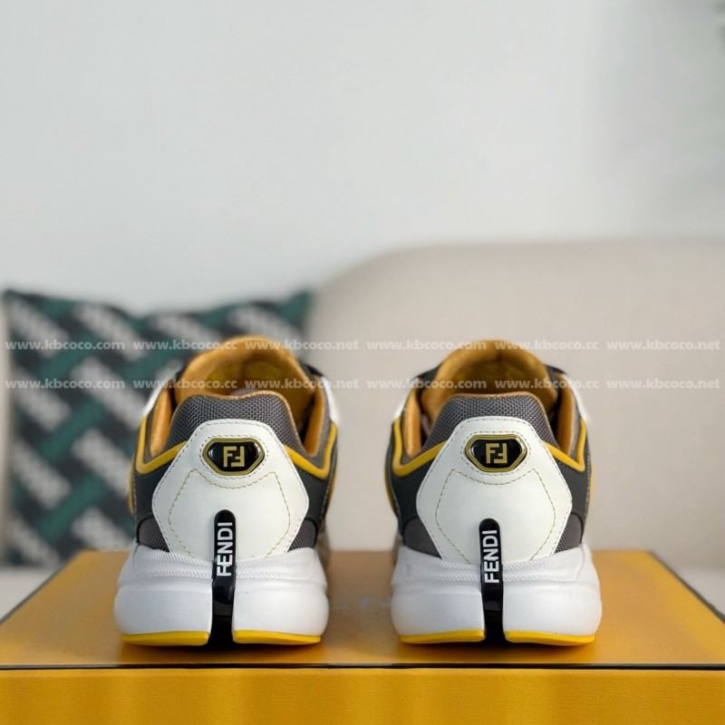 F**di Leather Casual Low-Top Shoes