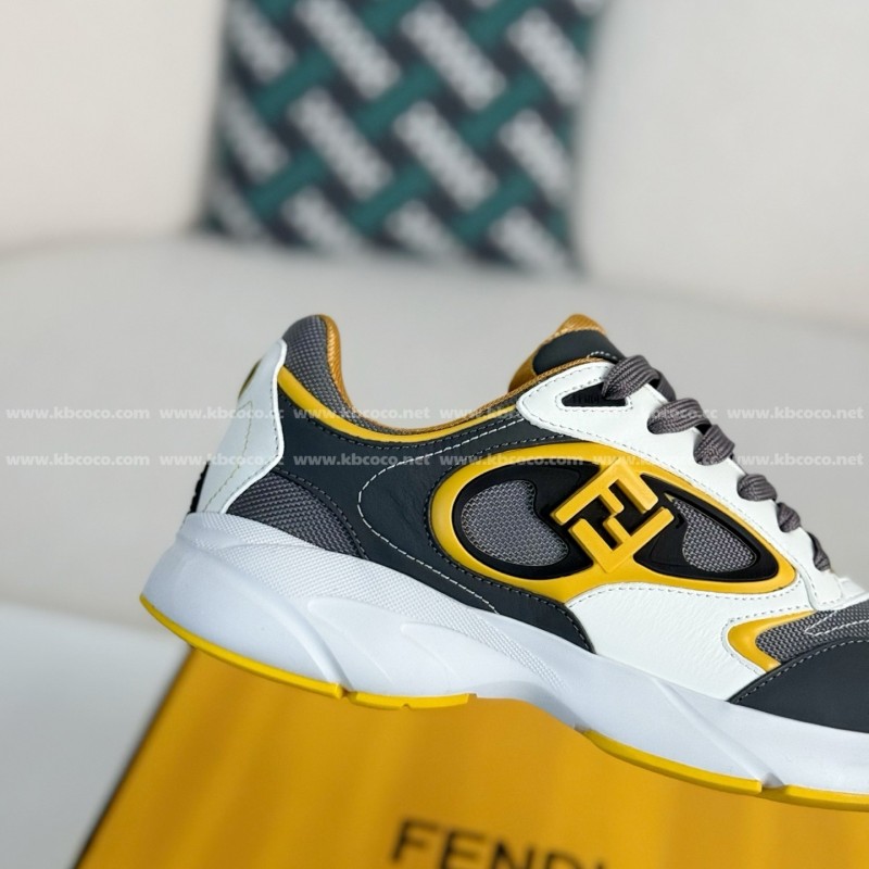 F**di Leather Casual Low-Top Shoes