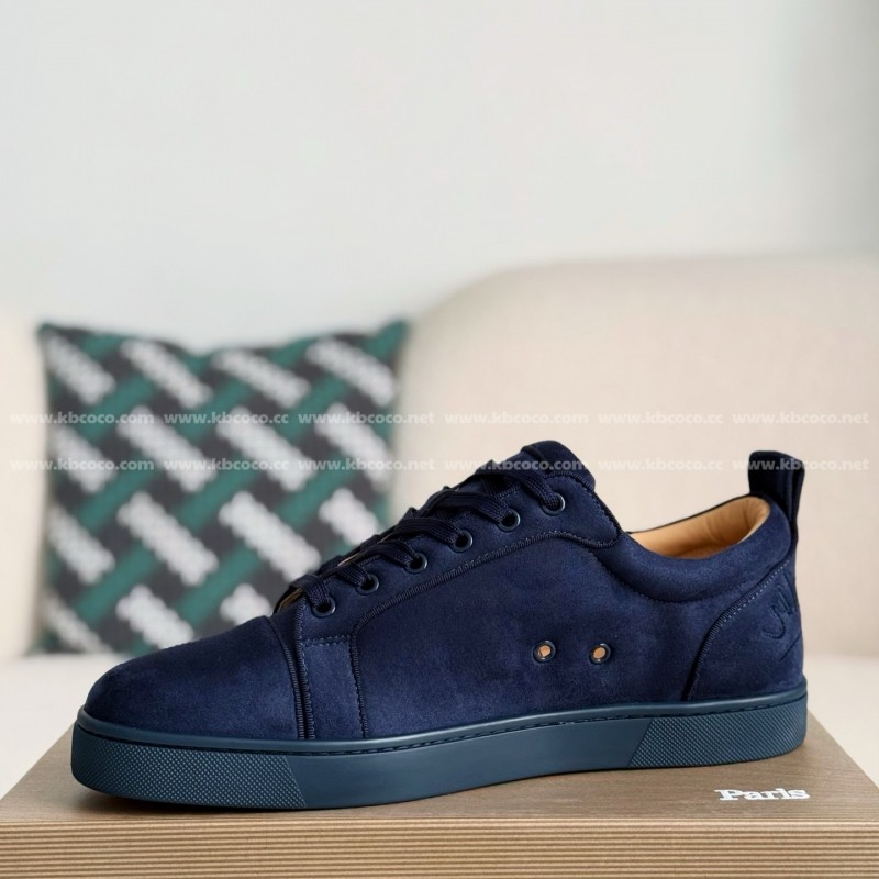 Ch**an Louboutin Faux Suede Sneakers