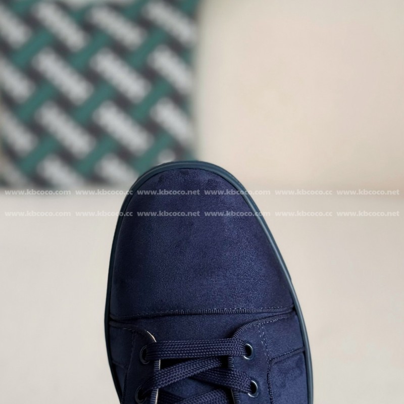 Ch**an Louboutin Faux Suede Sneakers