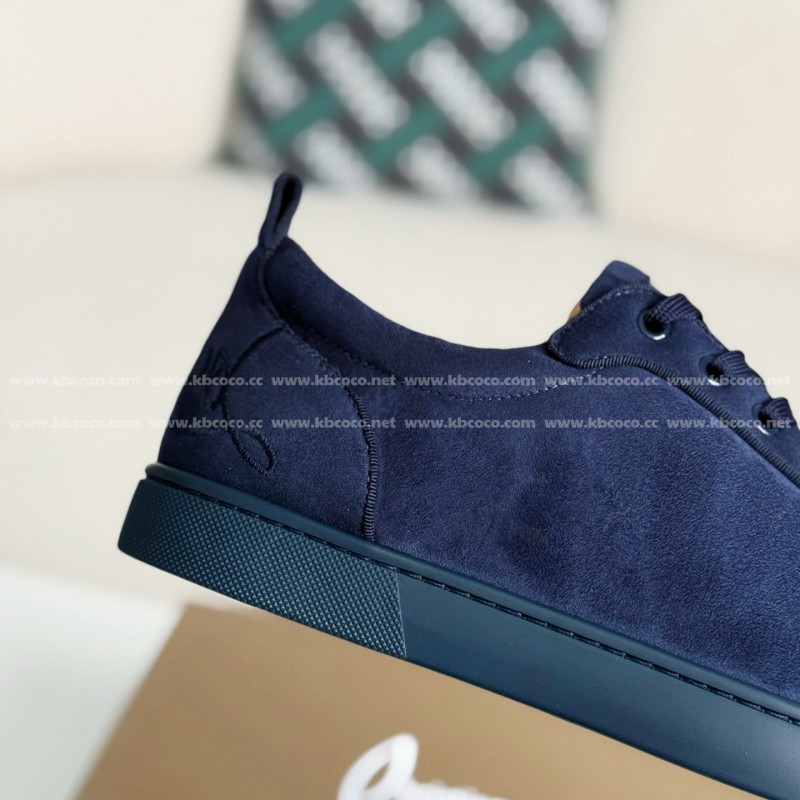 Ch**an Louboutin Faux Suede Sneakers