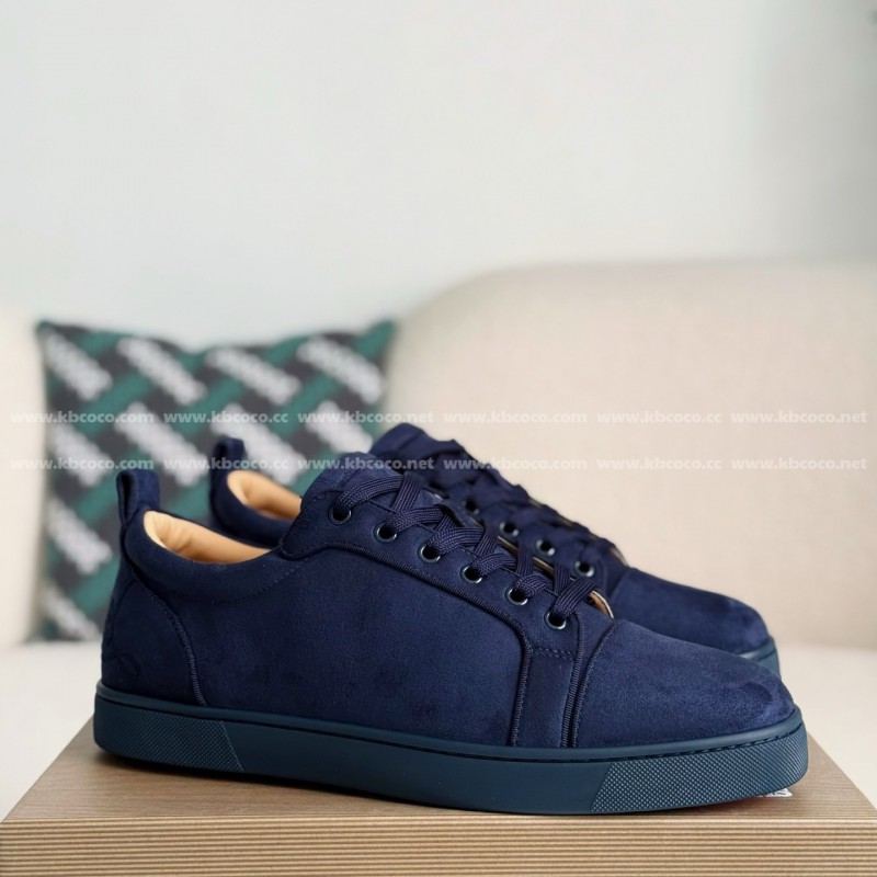 Ch**an Louboutin Faux Suede Sneakers